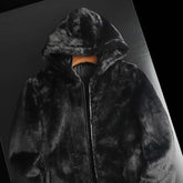 Winter New Men's Lightweight Business Coats Marten With Hood